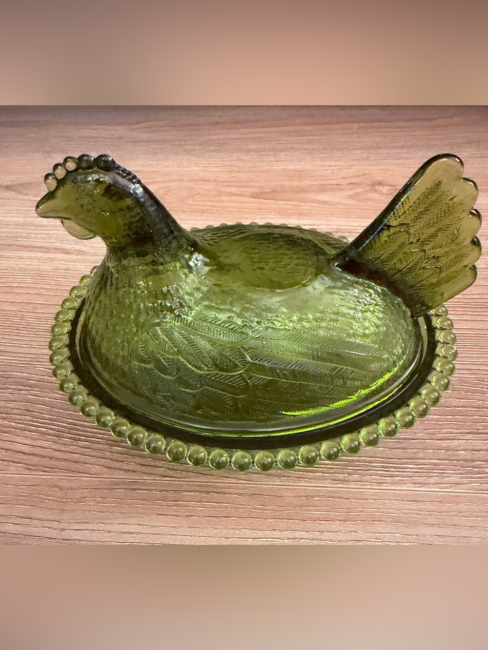 Hen On Nest Mid Century Cottagecore